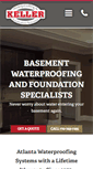 Mobile Screenshot of kellerwaterproofing.com